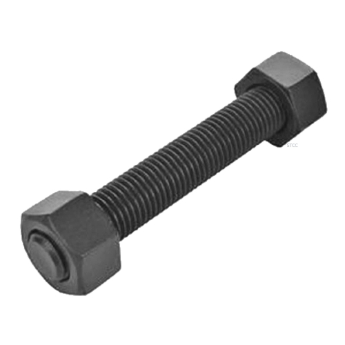 [B7-2H-78-200] 7/8" X 200MM LONG B7 STUD BOLT C/W 2X 2H NUTS