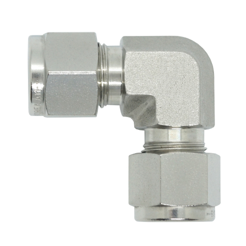 [SS-HYD-COM-ELB-15-316] 15mm OD COMPRESSION EQUAL ELBOW 90DEG T.F. SS 316