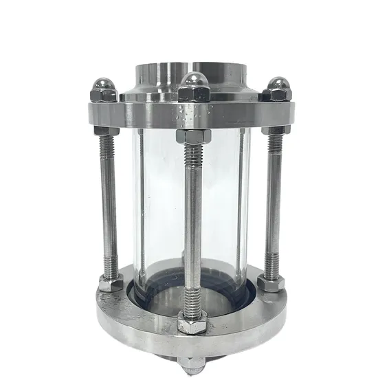 2.50" (2.1/2") OD IMPERIAL PLAIN WELD END HYGIENIC IN LINE SIGHT GLASS BORO PERSPEX 316 SIL