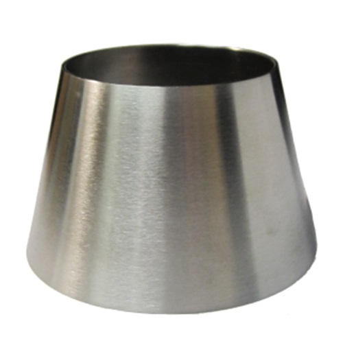 2.50" X 1.50" OD HYGIENIC CONCENTRIC REDUCER POLISHED 1.5mm THK SS 316