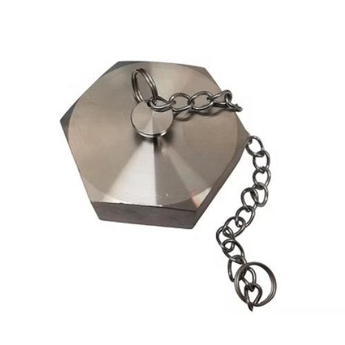 [SS-HYG-RJT-BNC-63.5-316] 2.50" OD RJT BLANKING NUT & CHAIN