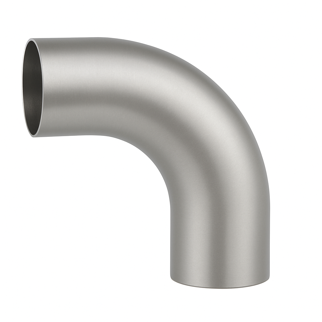 [SS-HYG-BEN-90-1.5D-DN20X1.5-316] DN 20 (23mm OD) HYGIENIC BEND 90° (R=1.5D) DESCALED 1.5mm THK SS 316