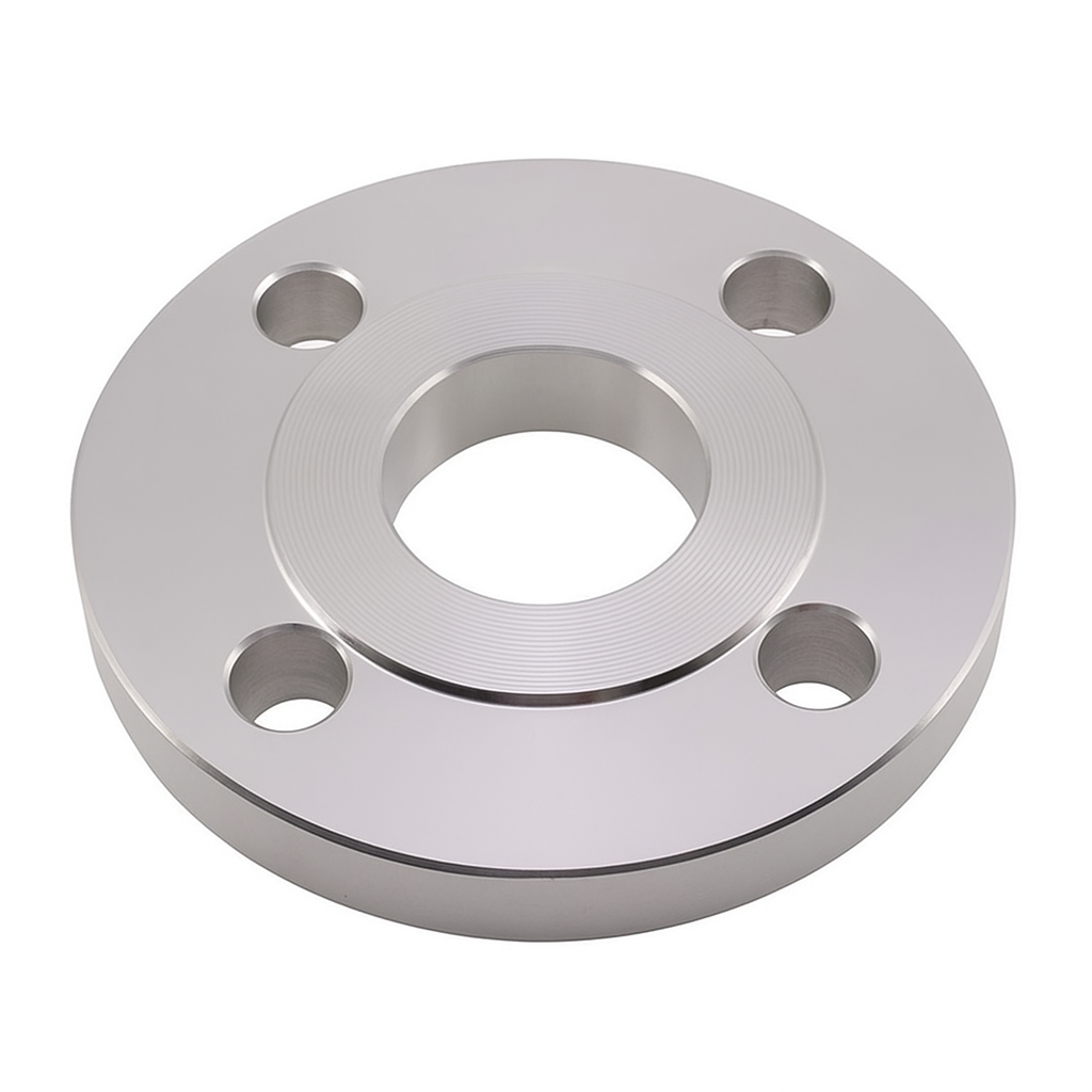 [SS-HYG-FLA-RF-SO-P16-40-50.8-E-304] 1.50" (DN40) PN16 (BORED 50.8mm / 2" OD HYGIENIC) RF SLIP ON FLANGE SS 304