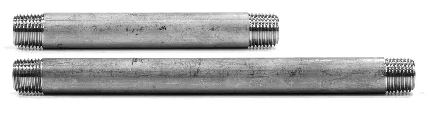 [SS-NB-BSP-150-BNI-15-100-316] DN15 (1/2" NB) BSP 150# BARREL NIPPLE SS 316 X 100MM LONG
