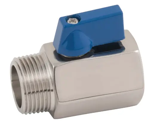 DN8 (1/4" NB) MINI MXF BALL VALVE BSPP SS 316