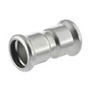 15MM PRESSFIT STRAIGHT COUPLING EPDM SEALS SS 304