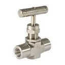 [SS-VAL-NDL-BSPT-15-10K] DN15 (1/2" NB) BSPT (FXF) NEEDLE VALVE SS 316, 10,000PSI