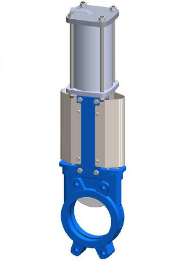 50MM (2") BI-DIRECTIONAL (EDGE SEAL) KNIFE GATE VALVE. (DOUBLE ACTING)