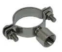 [SS-HYG-UNL-BSP-15-25.4] 1" OD UNLINED SADDLE CLIP 1/2" BSP BOSS