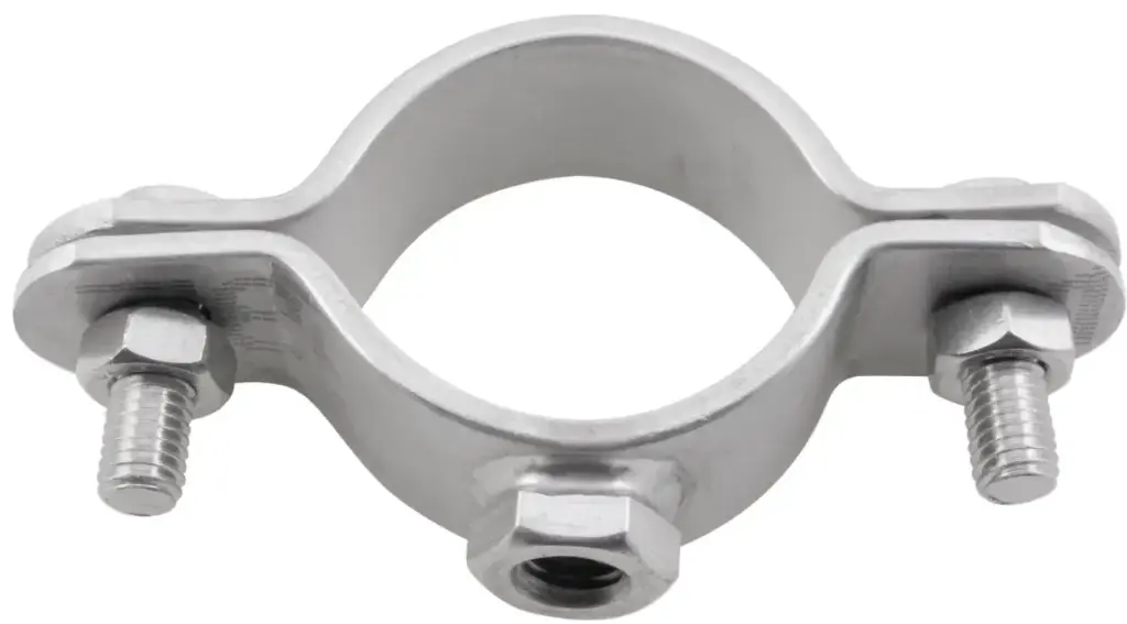 1.1/2"" NB (48.3MM) UNLINED CLIP M10 BOSS 304 SS
