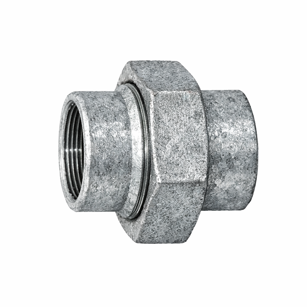 [HW-NB-BSP-UNI-50-GAL] DN50 (2" NB) BSP GALV HEAVY WEIGHT STEEL UNION