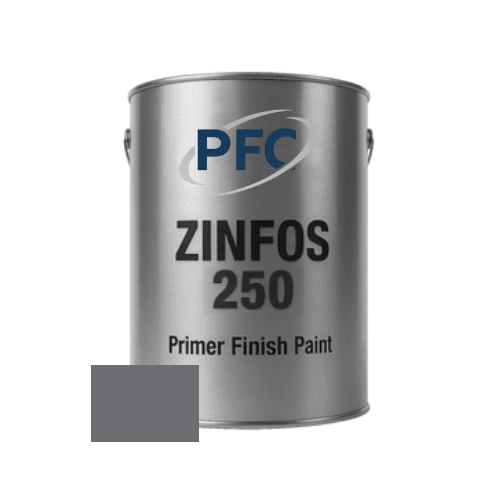 [PAINT-ZINFOS-490CT-BS-632] ZINFOS (250CT BS 632) GREY PAINT FOR METAL (5 LITRE) 