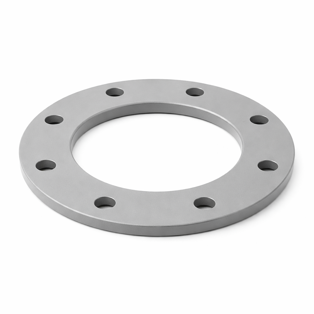 DN150 PN16 RED THICK (BORED 156MM) METRIC PPA GREY BACKING FLANGE