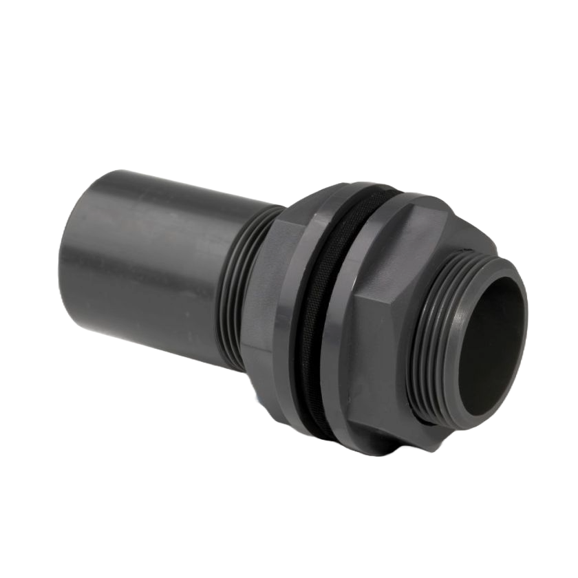 [PVCU-NB-40-TANK-CON] DN40 (1.1/2" NB) PVC-U SPIGOT X BSP TANK ADAPTOR