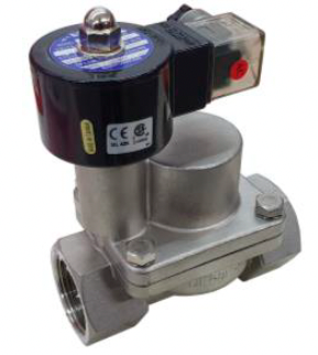 [SS-VAL-SOL-BSP-20-DC-24-NC] DN20 (3/4" NB) BSP (FXF) STAINLESS STEEL 316/L 2/2 SOLENOID VALVE 24vDC NORMALLY CLOSED