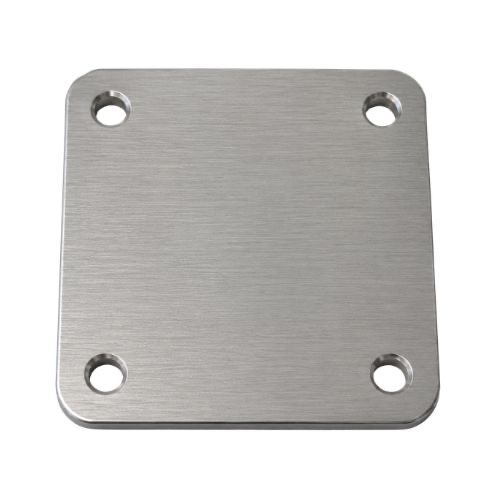 [SS-BOX-BP-150-10-304] 150MM X 10MM SQUARE STAINLESS STEEL BASE FOOT PLATE TO SUIT 