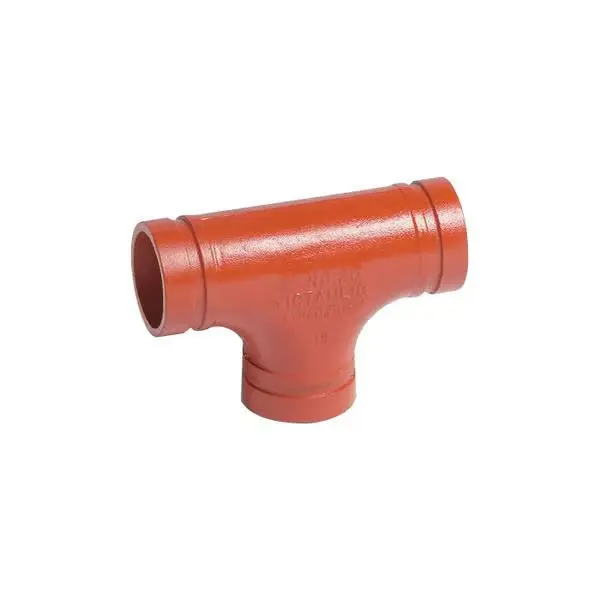 [DI-NB-GVD-TEE-EQ-150-RED] DN150 (6" NB / 165.1MM) VICTAULIC EQUAL TEE, RED   