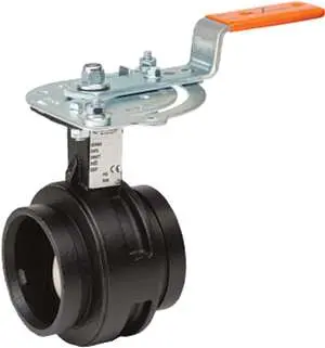 [DI-VAL-BFL-GVD-100-LVR] DN100 (4" NB / 114.3MM) BUTTERFLY VALVE, EPDM, GROOVED, C/W LEVER  