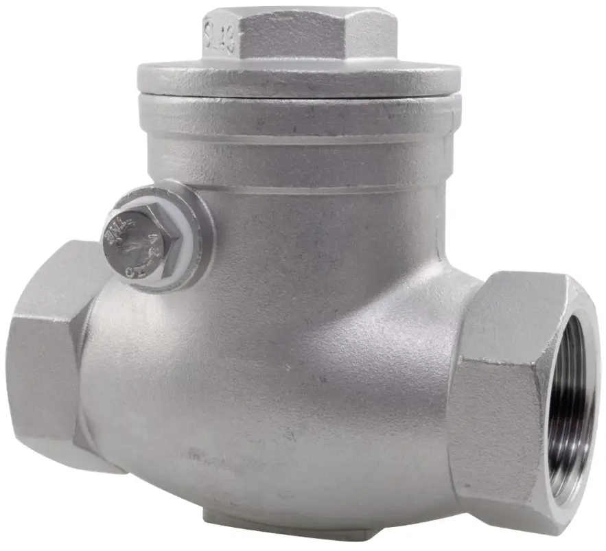 [DI-VAL-DIS-CHK-P16-50-EPDM] DN50 (2" NB) PN16 FLANGED AXIAL DISC CHECK VALVE CAST IRON BODY EPDM SEAT SS304 SPRING