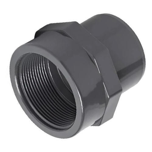DN80 (3" NB) PVC-U SOCKET ADAPTOR PLAIN BSP FEMALE