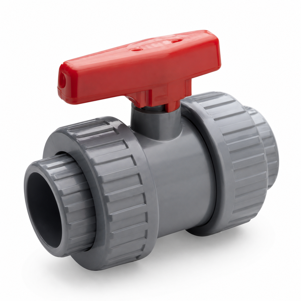2" NB ABS BALL VALVE DU IND/PLAIN SOCKET EPDM