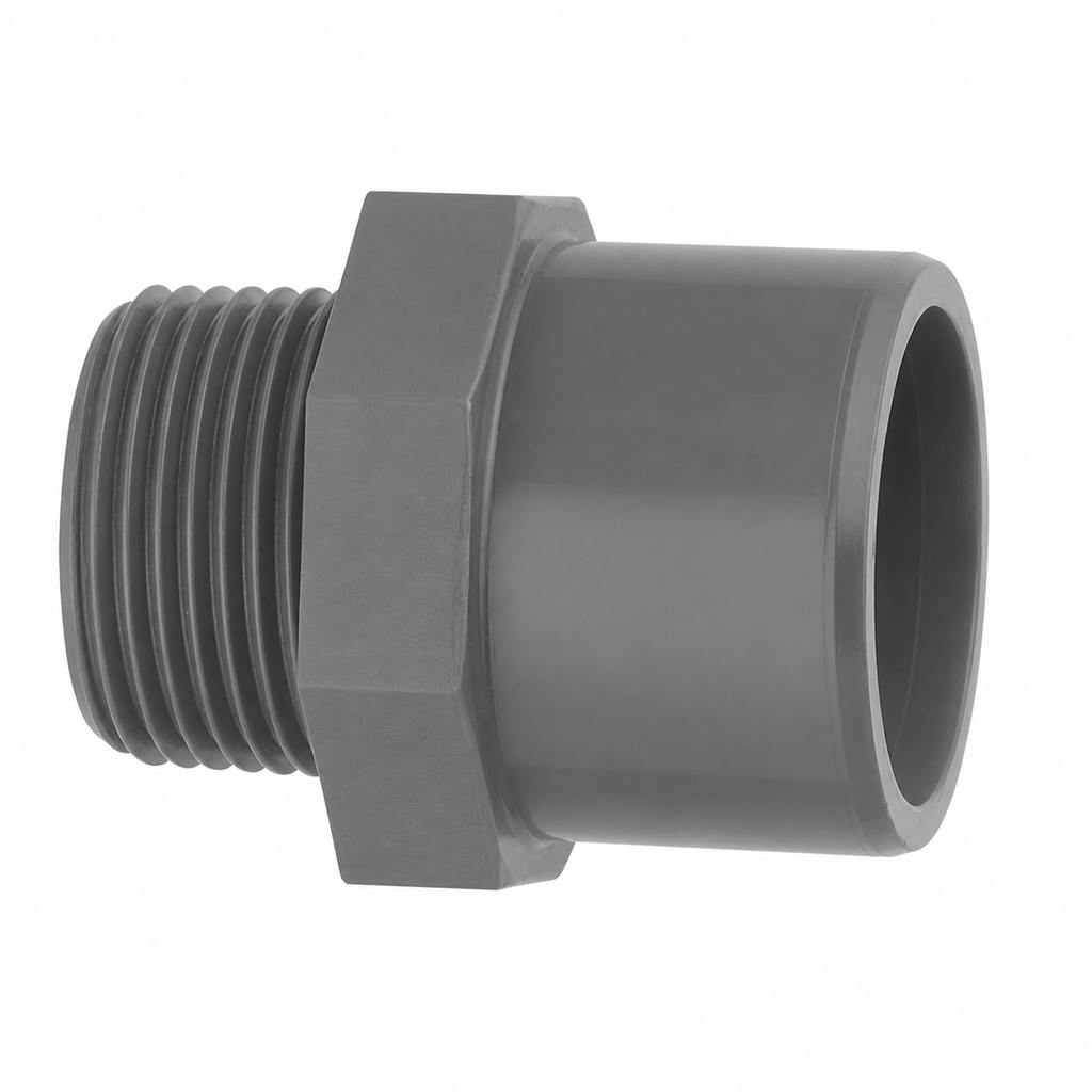 [ABS-NB-80-MSA] DN80 (3" NB) ABS SOCKET ADAPTOR PLAIN BSP MALE