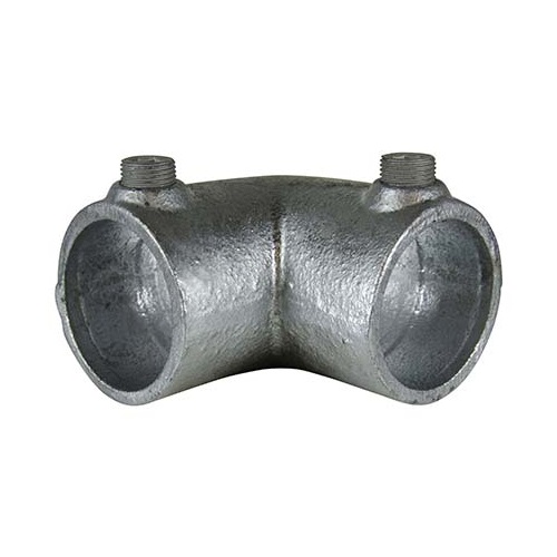 KC-125-D (1.1/2" NB) HANDRAIL CLAMP 90° ELBOW GALVANISED