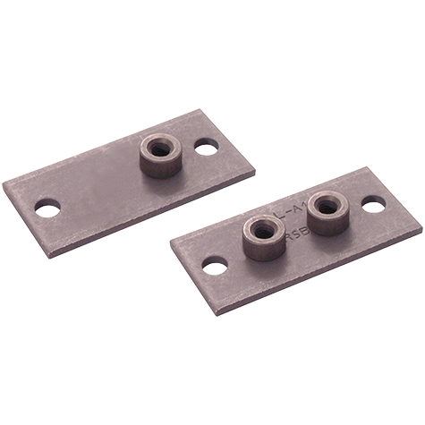 WELD/SCREW PLATE (A) SIZE 3 STAINLESS STEEL, 2 BOLT HOLE