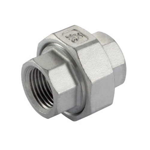 [SS-NB-BSP-150-UNI-20-316] DN20 (3/4" NB) BSP 150# (FXF) CONE SEAT UNION SS 316