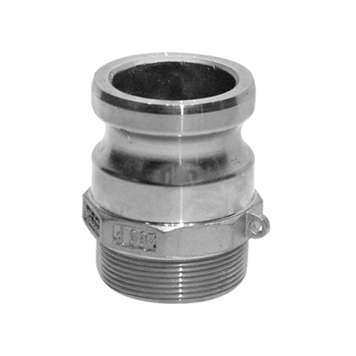 [SS-CAM-PTF-25-316] DN25 (1" NB) MALE BSP X MALE CAMLOCK (PART F) SS 316